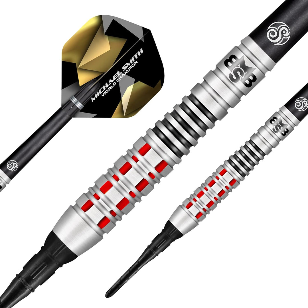 Shot Soft Darts Michael Smith Bully Boy Believe 90% Tungsten Softtip Darts Softdart Hochwertige Tung