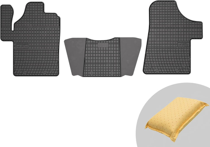 FROGUM EL Toro Gummimatten Ganzjähriges-Set von Autofussmatte Auto Fussmatten für Mercedes-Benz Vian