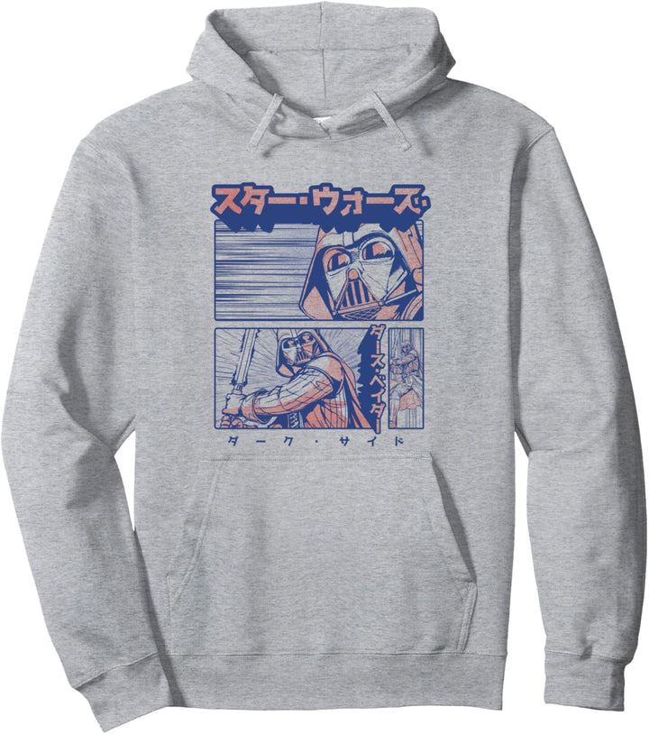 Star Wars Darth Vader Anime Style Portrait Panels Pullover Hoodie