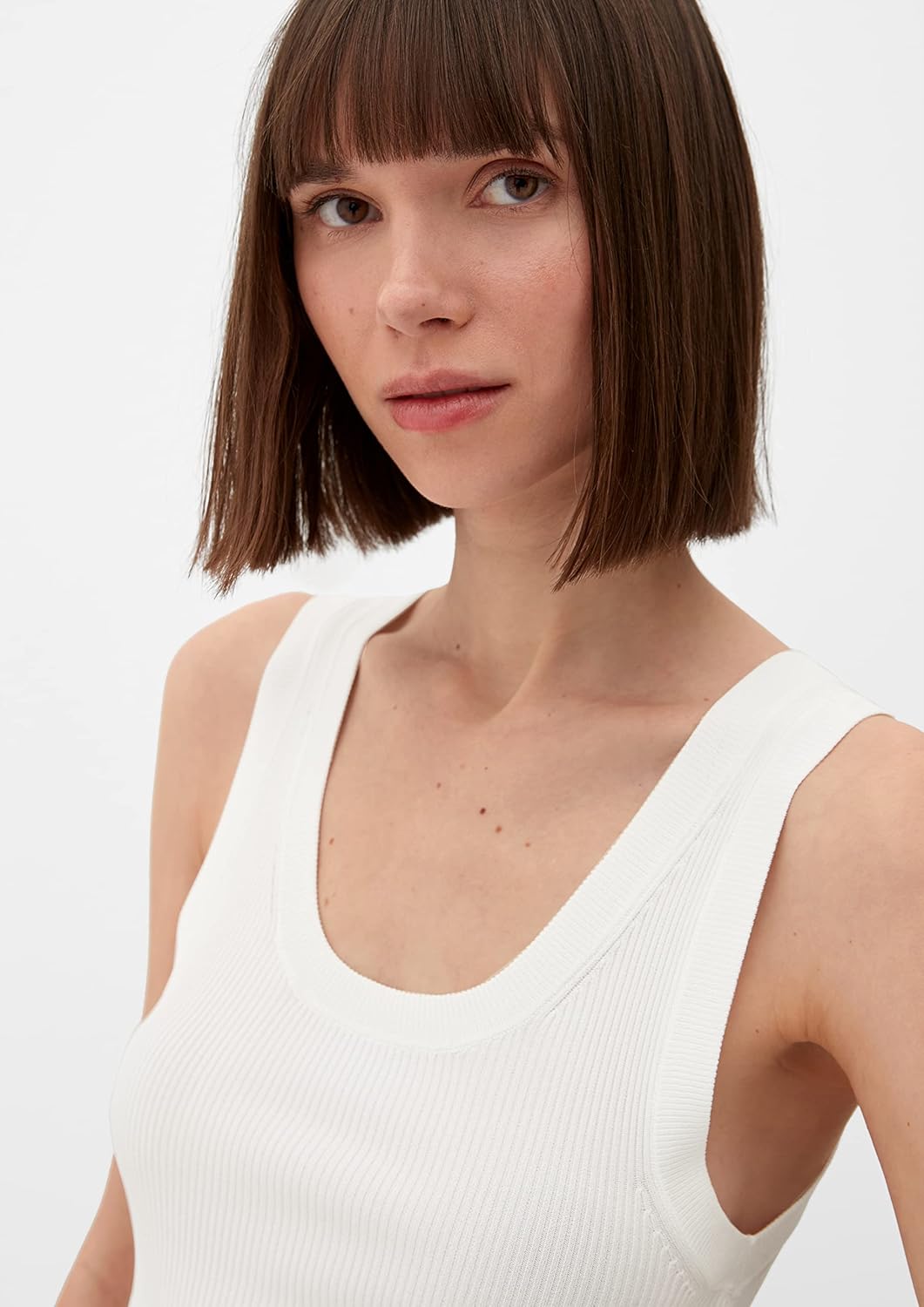s.Oliver Damen Strick Top 36 Creme 0210, 36 Creme 0210