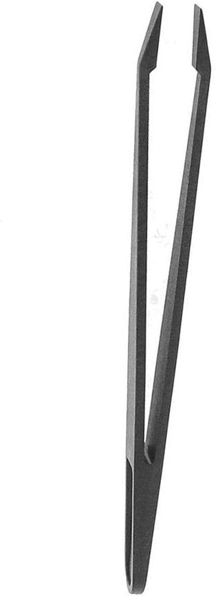 Pinzetten aus Kunststoff, abgeschrägte flache Spitze, antistatisch, für Elektronik, Schmuckherstellu