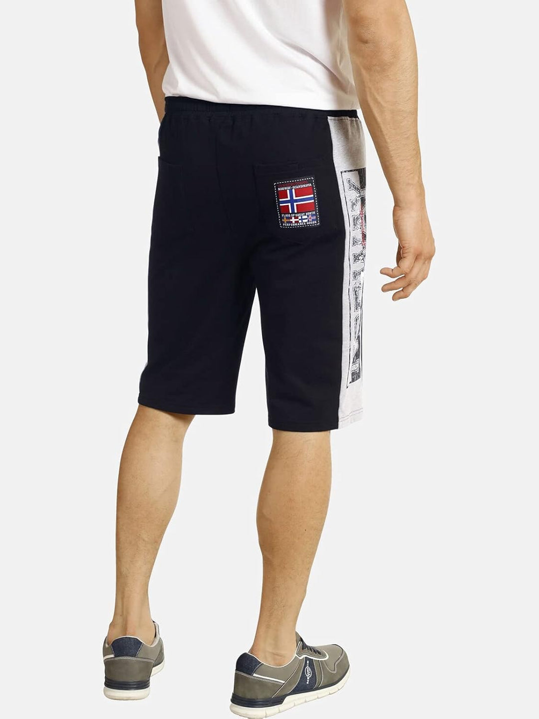 Jan Vanderstorm Herren Doppelpack Jogginghose Haral Kurze Hose Casual Shorts XL Grosse Grössen Grau,