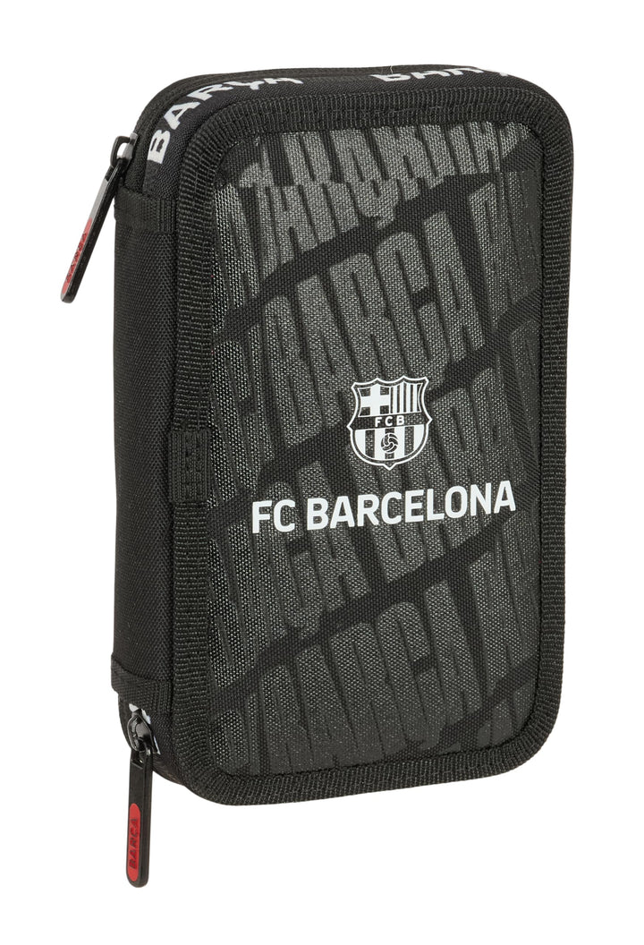 F.C. Barcelona Federmäppchen für die Schule, mit 29 nützlichen Utensilien, ideal für Kinder von 5 bi