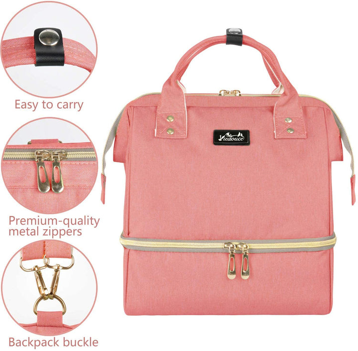Viedouce Baby Wickeltasche Rucksack, Wickelrucksack klein, Milchpumpe Tasche Rucksack, Picknicktasch