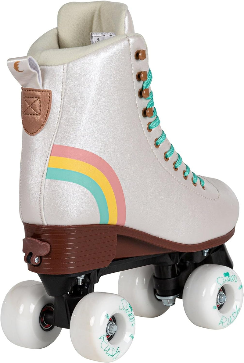 Chaya Roller Skates Bliss Vanilla, grössenverstellbar, für Kinder in Vanille, 59mm/78A Rollen, ABEC