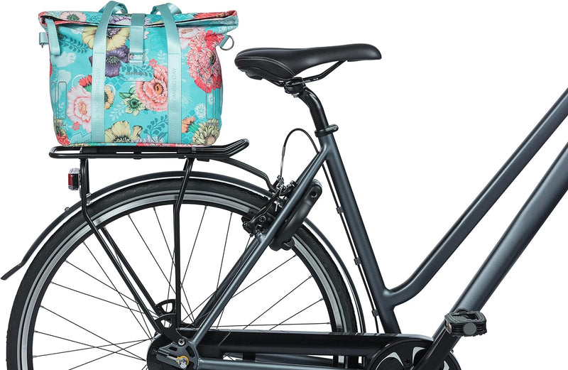 Basil B.V. Basil Bicycle Handbag Bloom Field MIK 29x15x28,5cm Sky Blue, 29x15x28,5cm Sky Blue