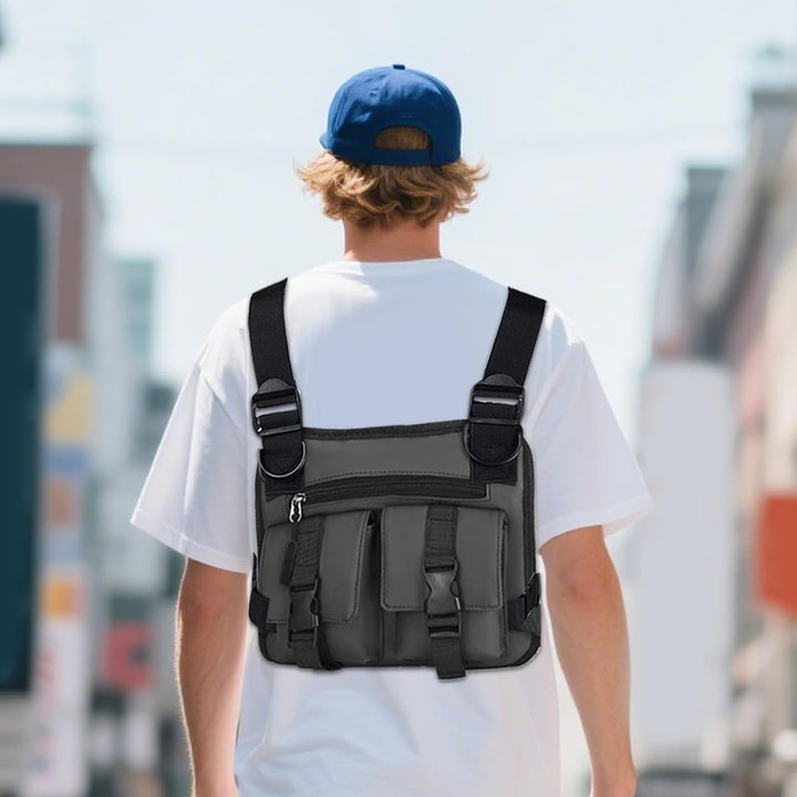 Brusttasche für Männer Leichtes Wander Brustgurt | Rucksäcke Für Pendeln Camping Training Radfahren