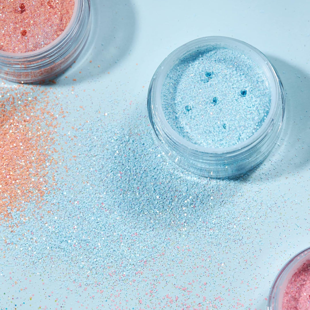 Pastell Glitzer Shaker von Moon Glitter - 100% kosmetische Glitzer für Gesicht, Körper, Nägel, Haare
