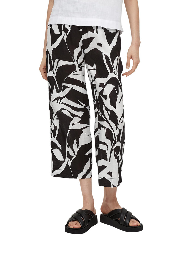 s.Oliver Damen Hose Wide Leg 38 Schwarz 99a3, 38 Schwarz 99a3