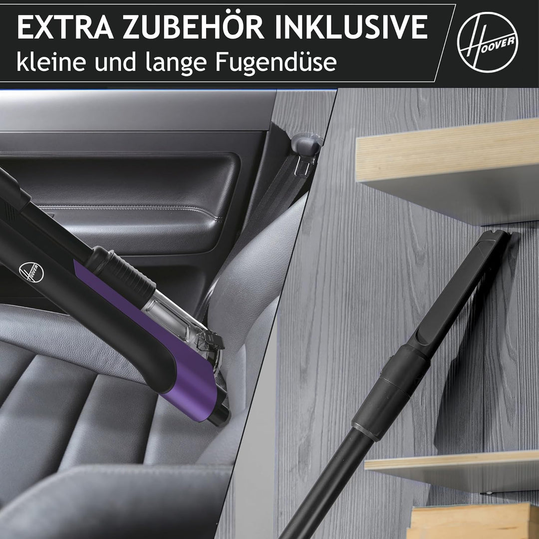 Hoover ultraleichter kabelloser HF2 Akku Staubsauger für alle Böden, mit Verdichtungs-Funktion für 3