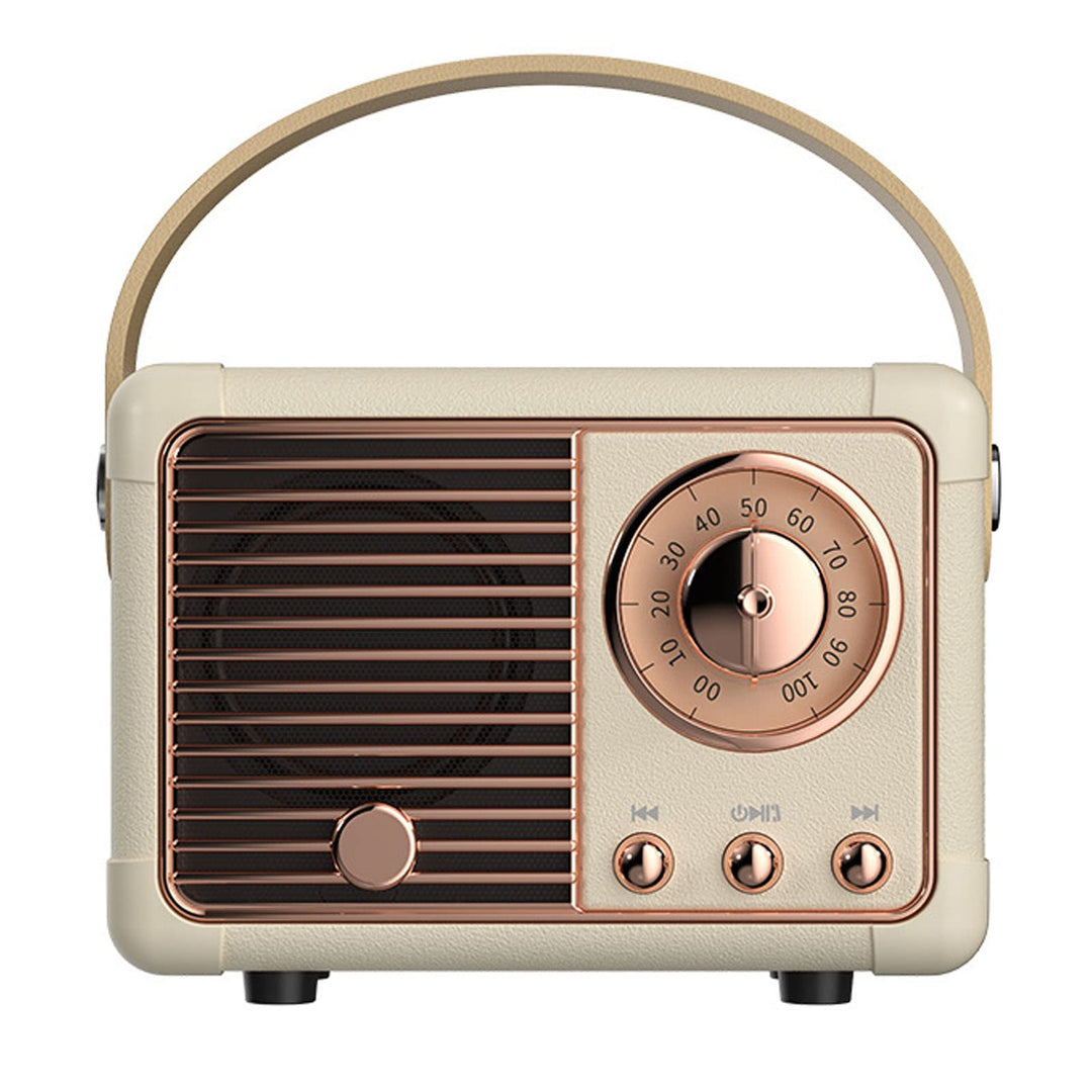Retro-Bluetooth-Lautsprecher, Vintage-Lautsprecher mit altmodischem klassischem Stil, lauter Lautstä