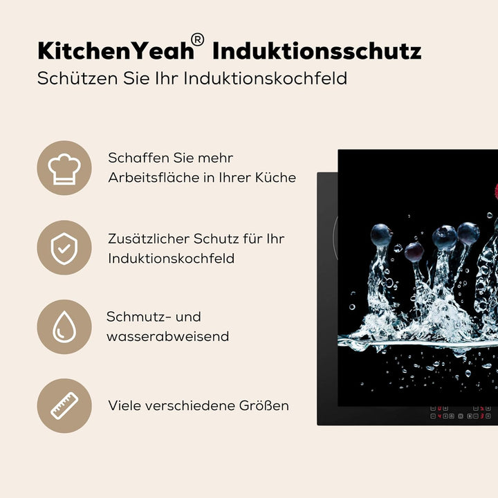 Herdabdeckplatte Einteilig Induktionsmatte Küche Abdeckung Ceranfeld Herd Abdeckplatte Deko Vinyl Ma