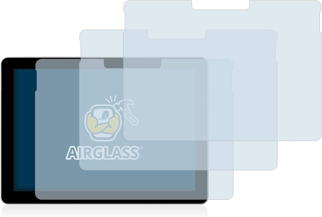BROTECT Panzerglasfolie für Microsoft Surface Go 10" (3 Stück) Schutzglas Schutzfolie [Extrem Kratzf