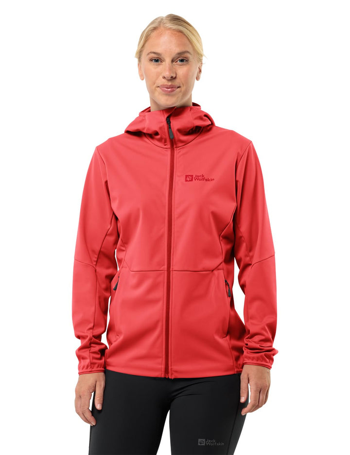 Jack Wolfskin Damen Funktionsjacken XS vibrant red, XS vibrant red