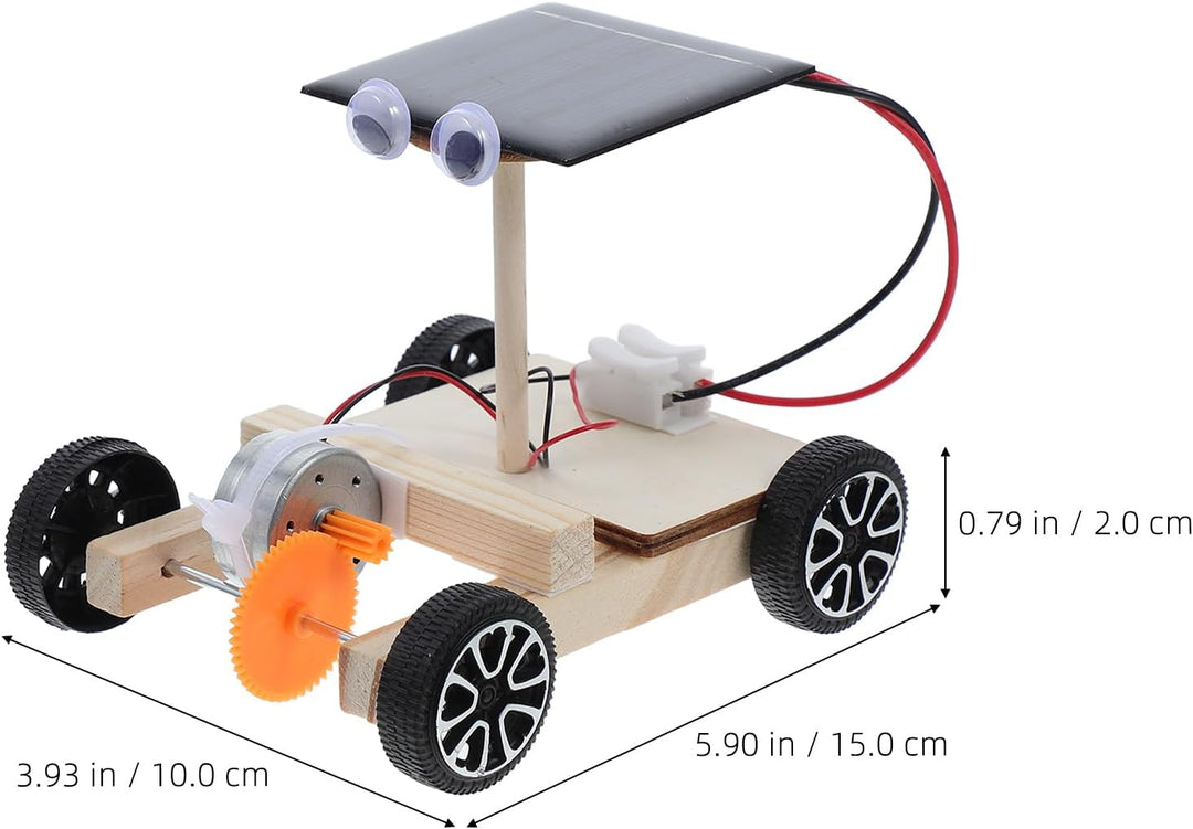 UPKOCH Solarauto Selber Bauen Projekte Stemmen Solarbetriebenes Auto Elektronik-kit 3D-Puzzle-Spielz