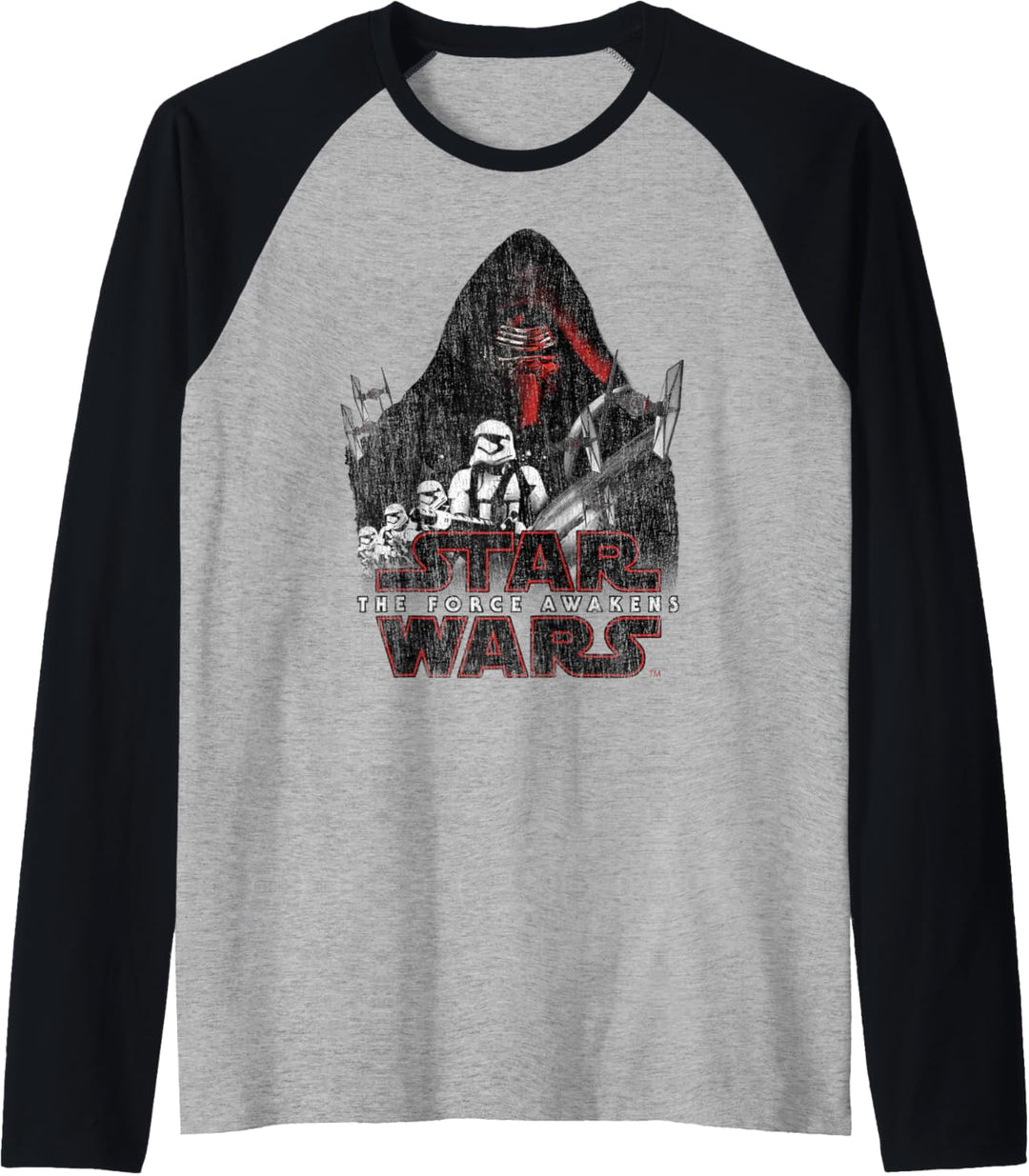 Star Wars The Force Awakens Kylo Ren First Order Raglan