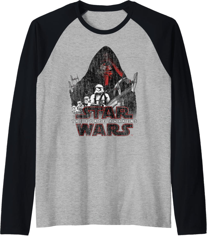 Star Wars The Force Awakens Kylo Ren First Order Raglan