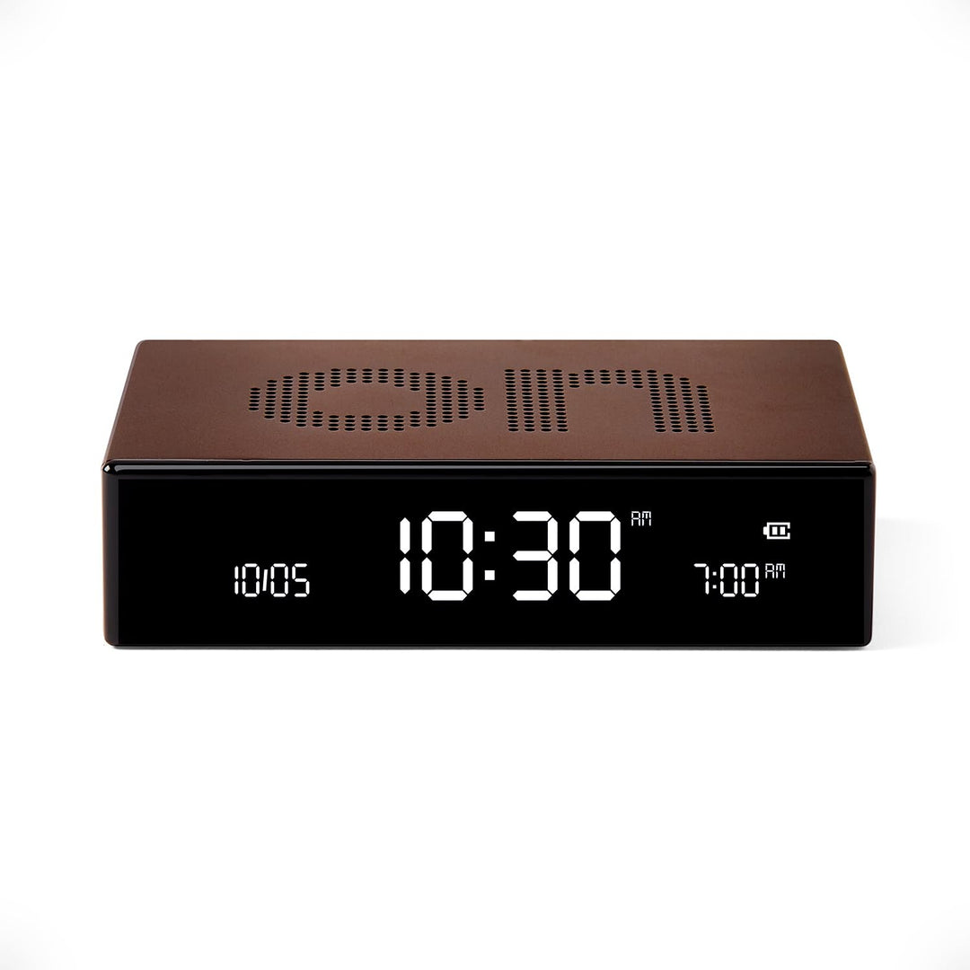 Lexon FLIP Premium LCD-Wecker (Bronze), Bronze