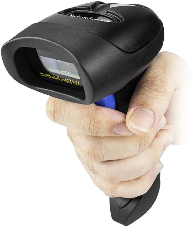 NetumScan Kabelloser 2D-Barcode-Scanner - Tragbarer Barcode-Leser/Scanner QR PDF417 DataMatrix Maxic