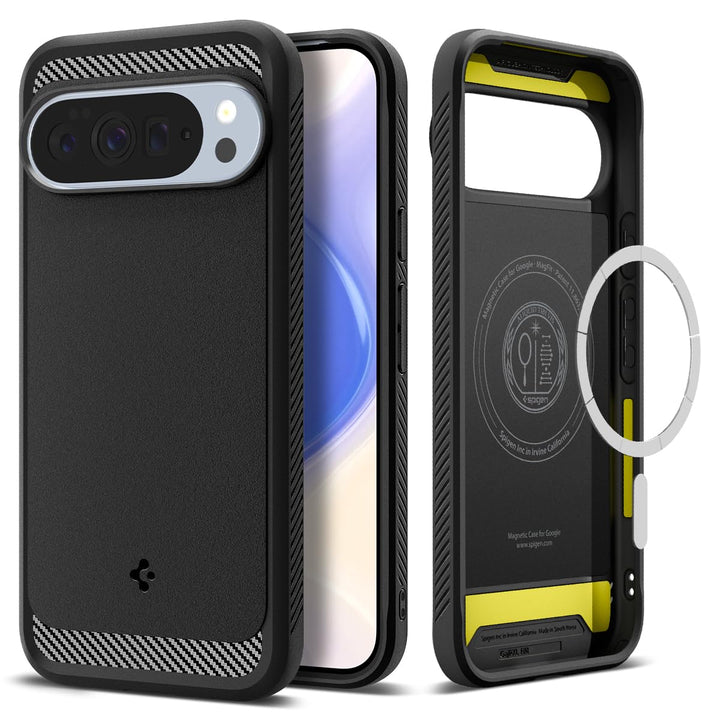 Spigen Rugged Armor MagFit Hülle für Google Pixel 10 Pro XL, Kompatibel Mit Pixelsnap und MagSafe [2