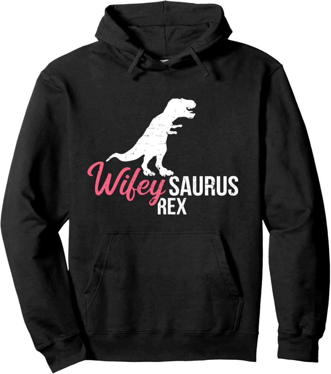 Ehefrau saurus rex Hochzeit Pullover Hoodie