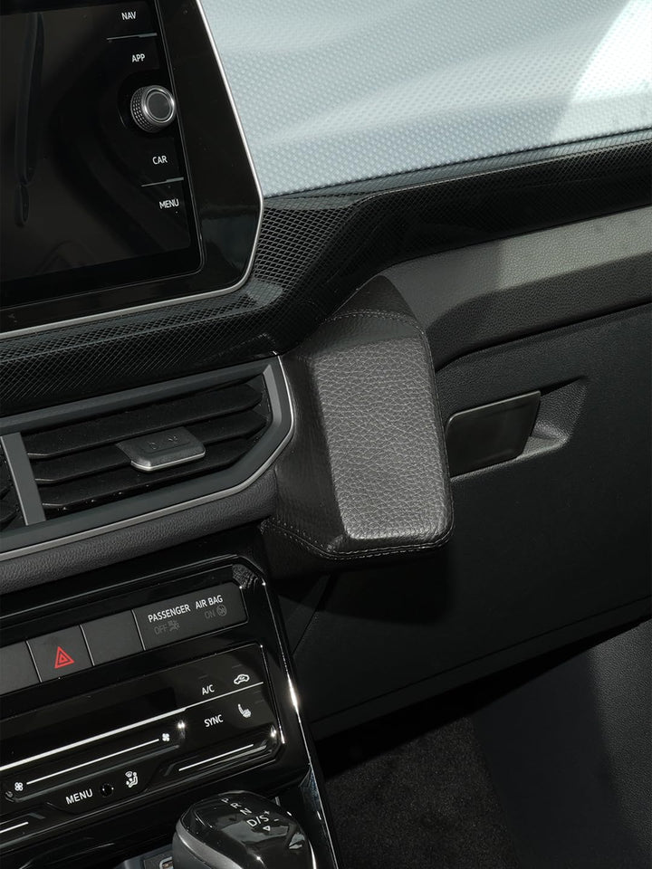 KUDA Handyhalterung passend für VW T-Cross Facelift ab 02/2024 (C1) - Telefonkonsole für Smartphones