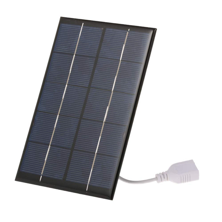2.5W / 5V tragbares Solar-Ladegerät mit USB-Anschluss monokristallines Silikon kompaktes Solarpanel-