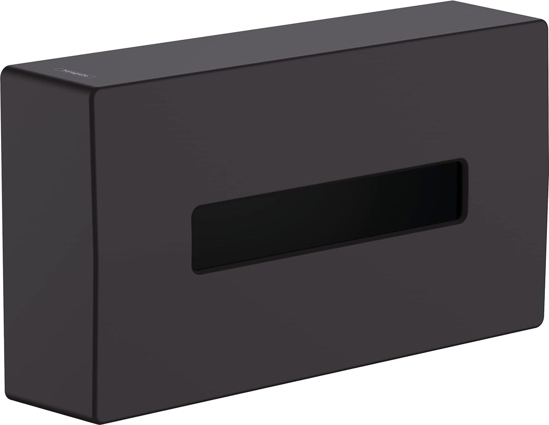 hansgrohe Kosmetiktuchox AddStoris, Taschentuchbox, Mattschwarz, Mattschwarz