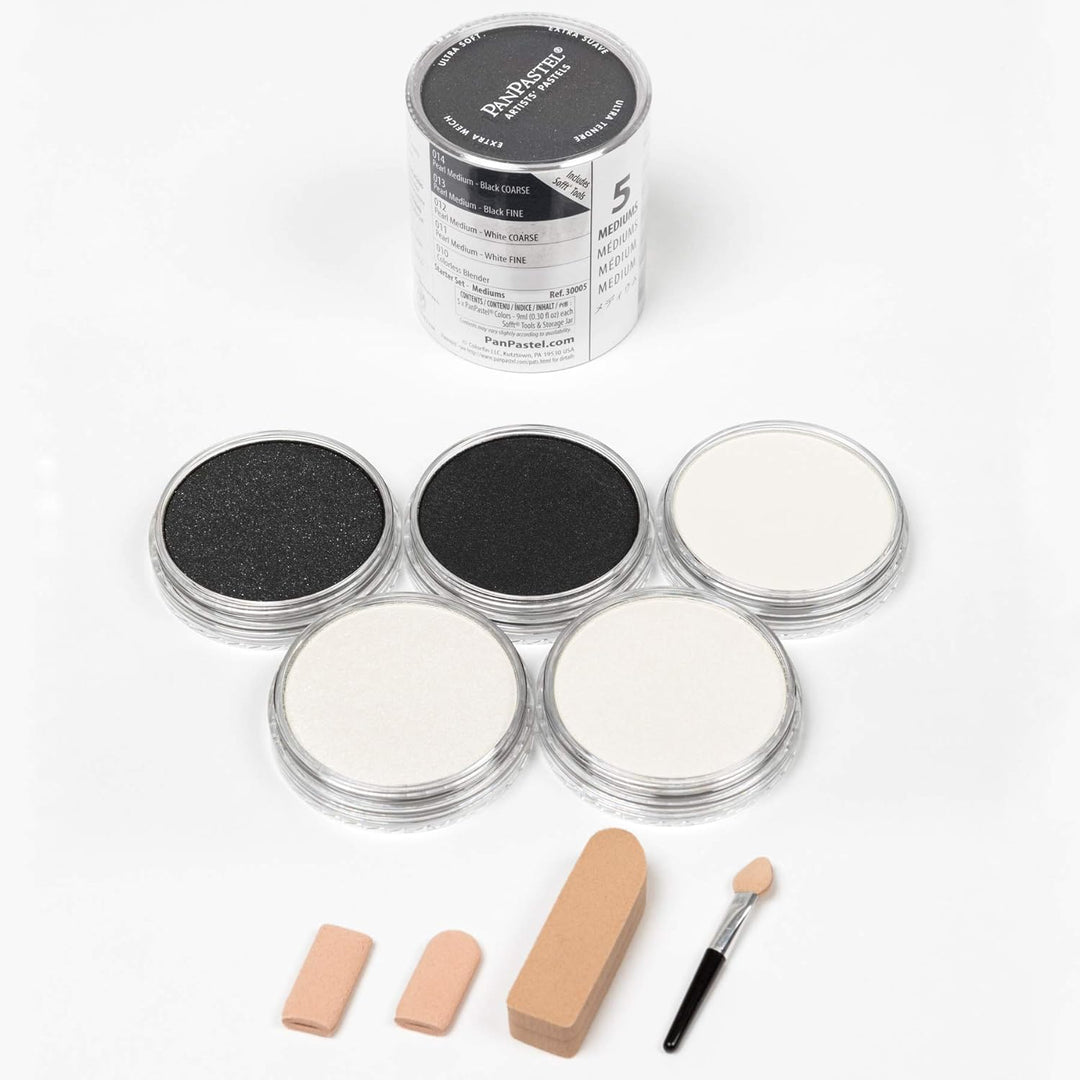 Colorfin PanPastel Ultra Soft Künstlerpastell-Set, 9 ml, 5 kg, Perlmutt