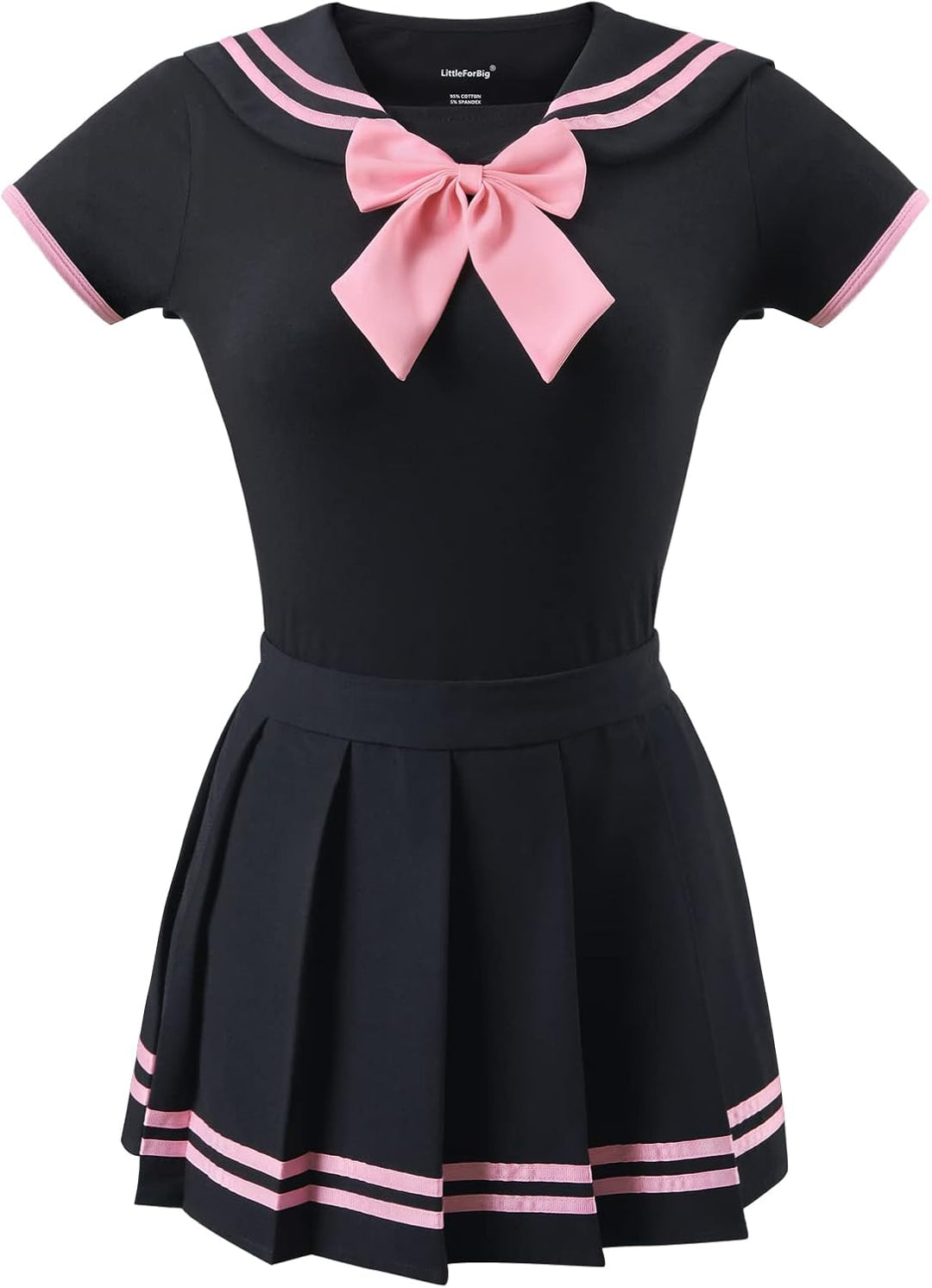 LittleForBig Baumwolle Strampler Onesie Pyjamas Bodysuit - Klassische Japanische Schulmädchen Stramp