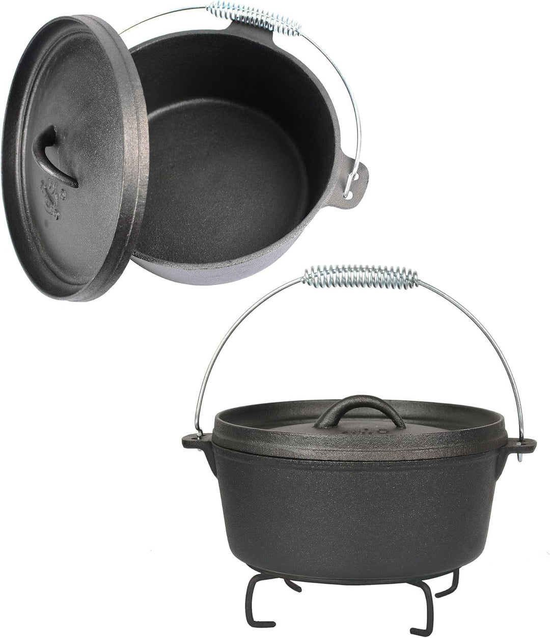 EL FUEGO Dutch Oven 5 tlg. Set AY4661 Pfanne Schmortopf Saucentopf