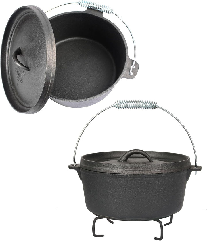 EL FUEGO Dutch Oven 5 tlg. Set AY4661 Pfanne Schmortopf Saucentopf