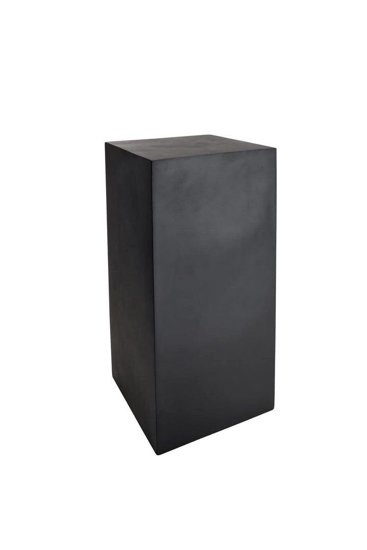 VIVANNO Podest Deko-Säule Stele Blumenständer Fiberglas Anthrazit 40x40x80 40x40x80 cm Anthrazit Mat