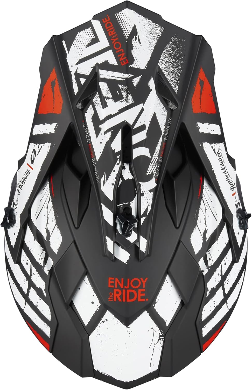 O'NEAL Unisex – Erwachsene 2srs Helmet Glitch V.23 Helm L Schwarz/Weiss, L Schwarz/Weiss