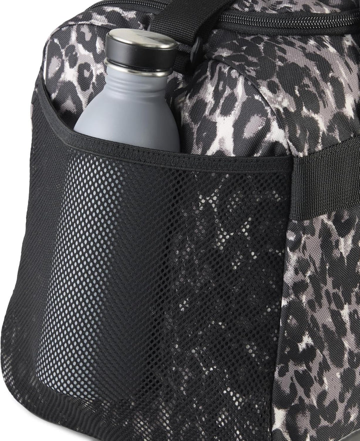 PUMA Unisex – Erwachsene PUMA Challenger Duffel Bag M Sporttasche S Aop Mouse Gray-buttercream-leopa
