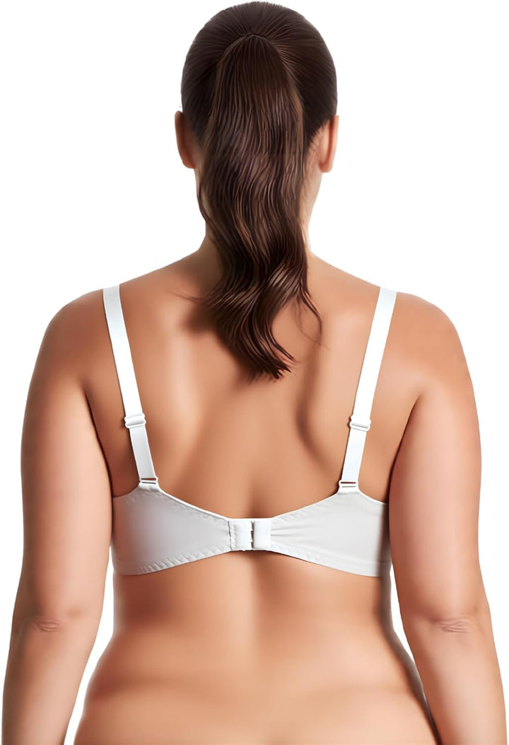 Curve Muse Damen Übergrösse Ungefüttert Minimizer Bügel Vollfiguriger BH 75C Black,white,pink Beige
