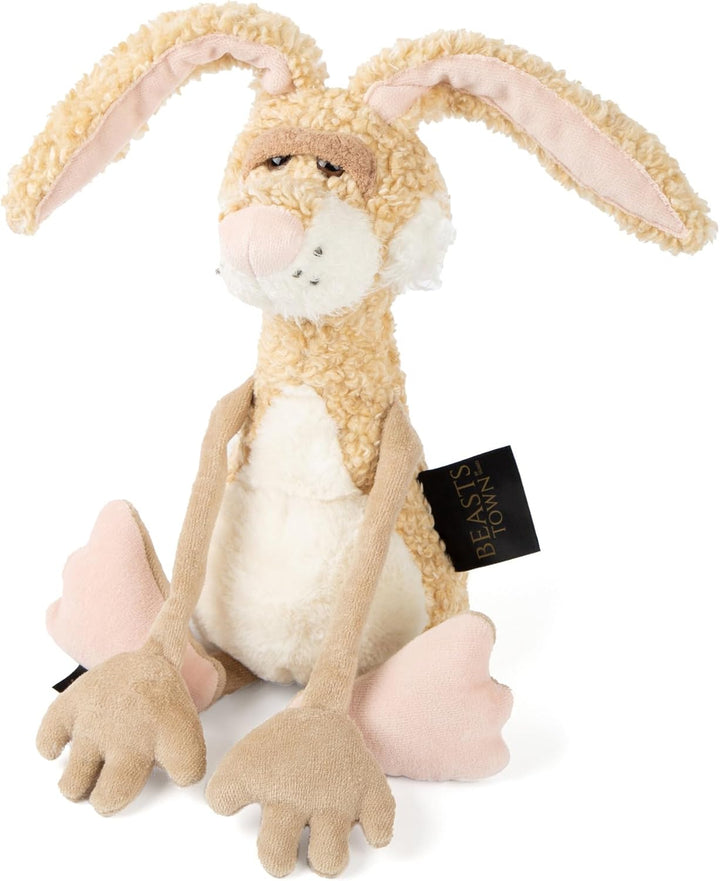 SIGIKID 39181 Lazy Bunny Beasts Town Kinder und Erwachsene Kuscheltier empfohlen ab 2 Jahren beige B