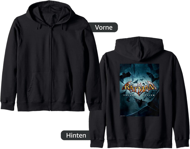 Batman: Arkham Asylum Bats Kapuzenjacke