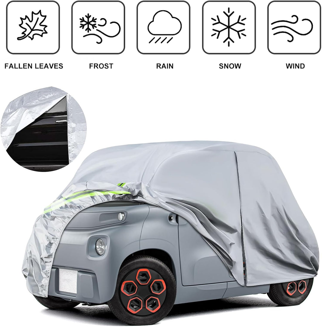 Vollgarage Autoabdeckung Ersatz für Citroen Ami/Opel Rocks-e/Electric/FIAT Topolino 2020-2024, Auto