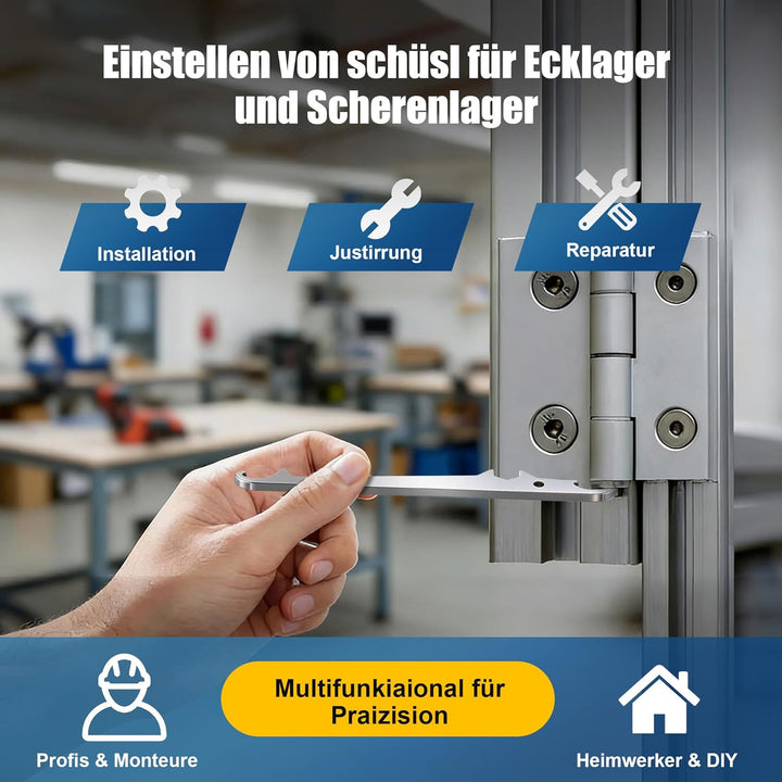 Enhon Fenster Einstellwerkzeug Set, Fenster Einstell Werkzeug Montage Multifunktions Tool Imbus TX15