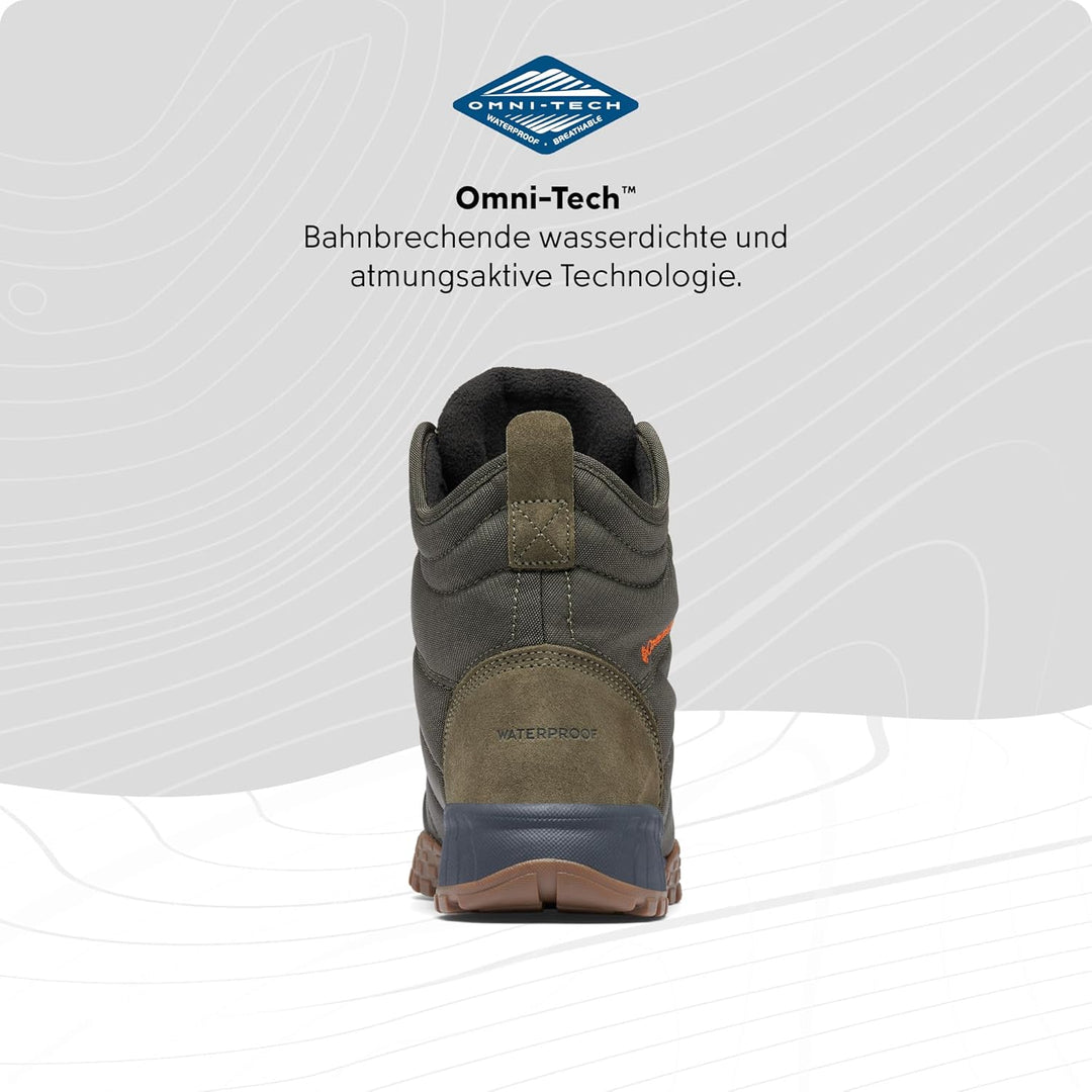 Columbia Herren Fairbanks Omni-Heat Winterstiefel 40 EU Deep Olive Desert Sun, 40 EU Deep Olive Dese