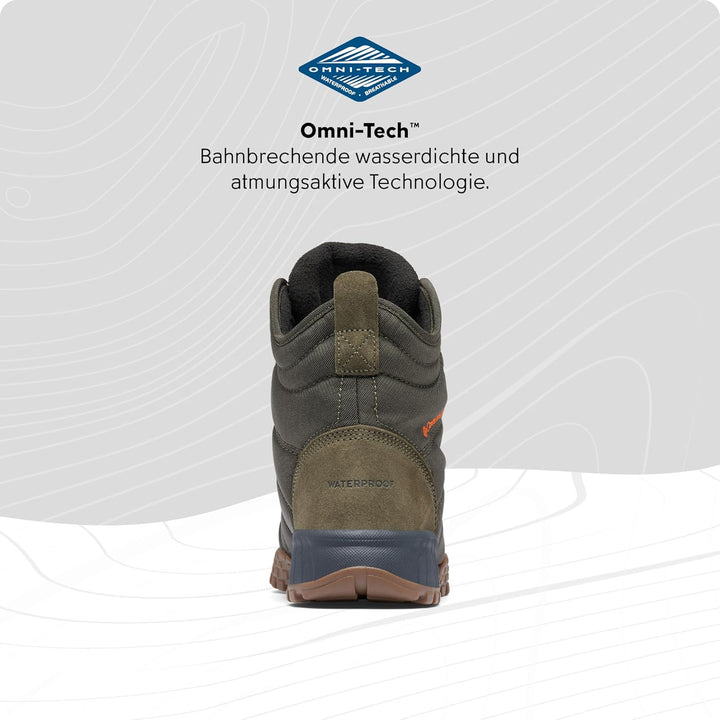 Columbia Herren Fairbanks Omni-Heat Winterstiefel 40 EU Deep Olive Desert Sun, 40 EU Deep Olive Dese