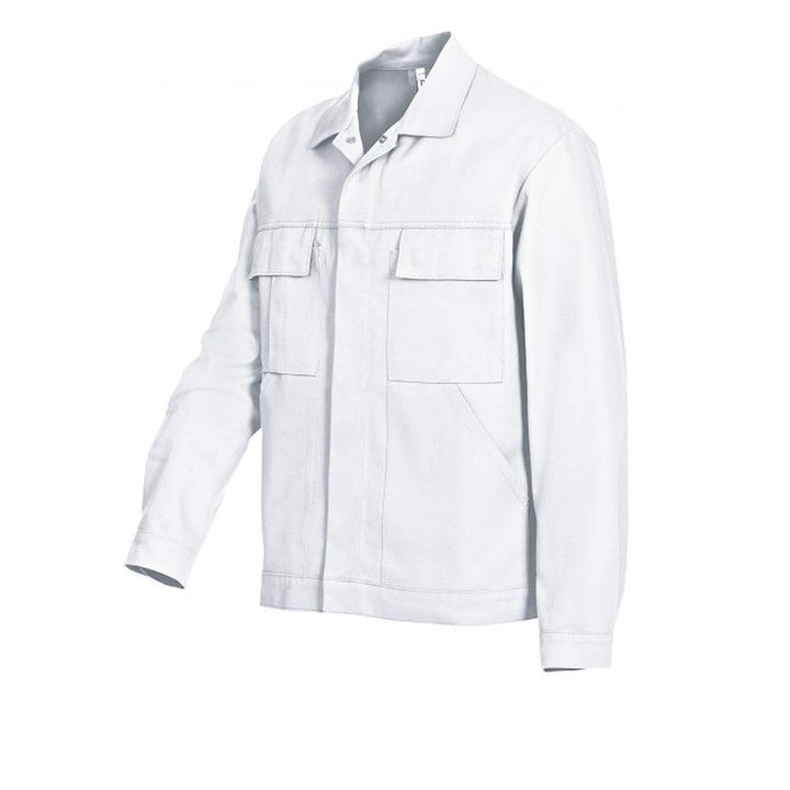 BP Workwear Basic 1485-060-21 Arbeitsjacke - Verdeckte Druckknopfleiste - Reine Baumwolle - Normale