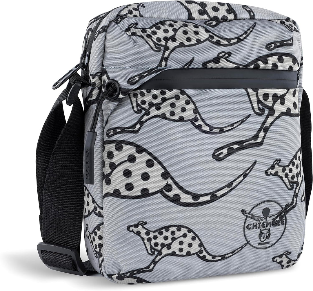 Chiemsee Jump N Fly kleine Schultertasche aus RPET - Umhängetasche, Kuriertasche Grau, Grau