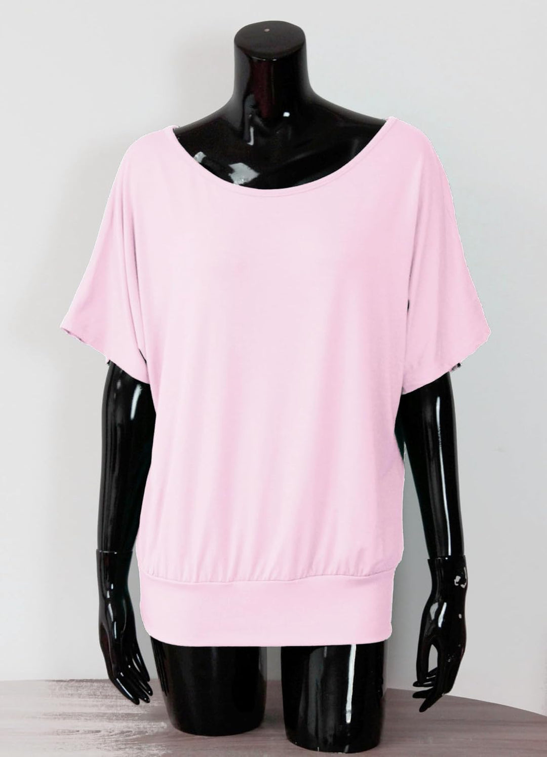 Van Der Rich ® - Oversize T-Shirt mit Fledermausärme - Damen Rosa M, Rosa M