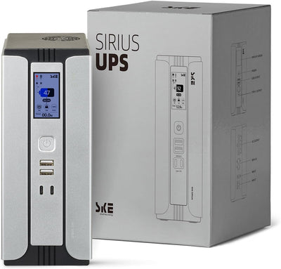 SKE Mini USV Stromversorgung 30000mAh Akku Stromausfall UPS USV 230V Unterbrechungsfreie Stromversor
