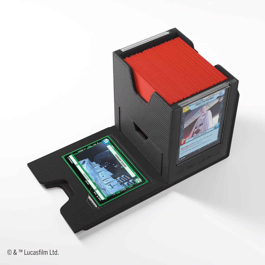 Gamegenic, Star Wars: Unlimited Twin Suns Deck Pod – Black, Zubehör Black 11.91 x 11.51 x 12.5 cm, B