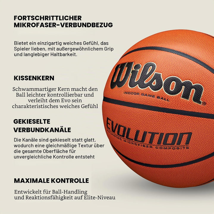 Wilson Evolution Game Basketball 7 orange, 7 orange
