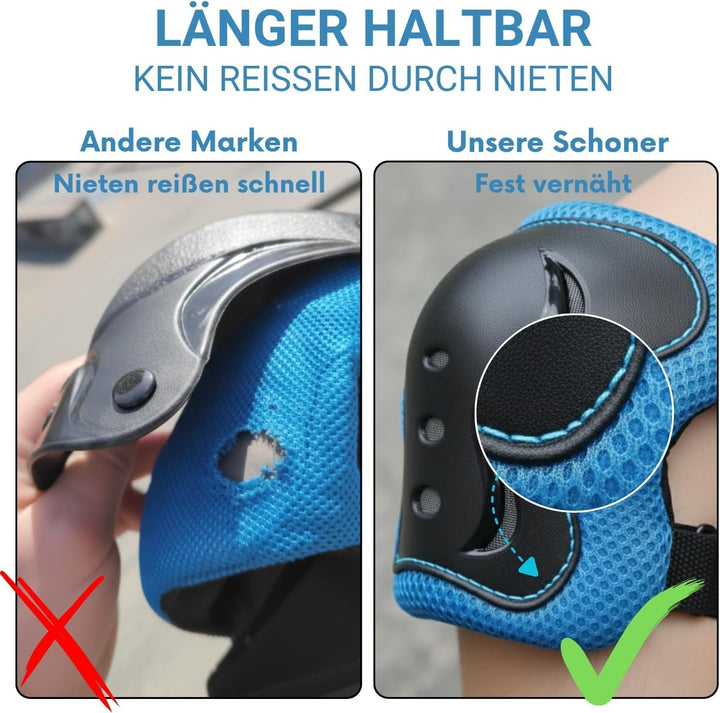 Liebkern Knieschoner Kinder Schoner Inliner Kinder Knieschützer Inliner Kinder Protektoren Set Schüt