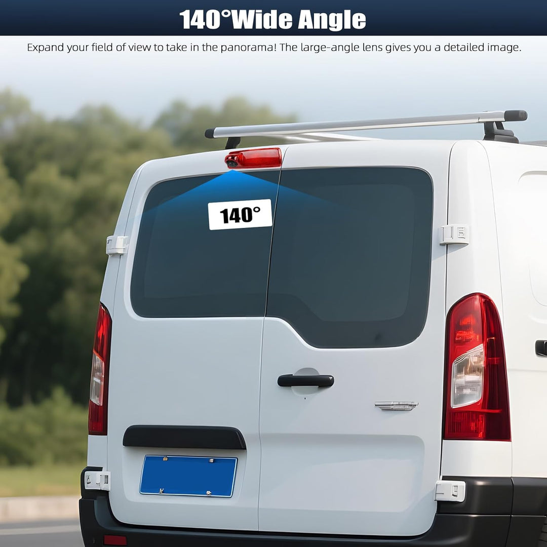 720P HD Rückfahrkamera für Renault trafic 2014-2017/Opel Vivaro 2014-2017, 140° Weitwinkel, IP67 was